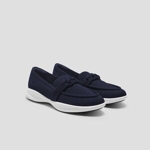 VIVAIAS Walker Pro Navy Blue Water Resistant Penny Loafers US 7 EU 37.5